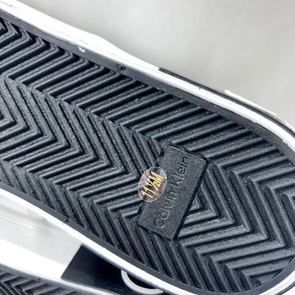 Calvin Klein Ryor Slip On Flat Sole Sneakers White US 11.5 M Casual - Picture 7 of 9